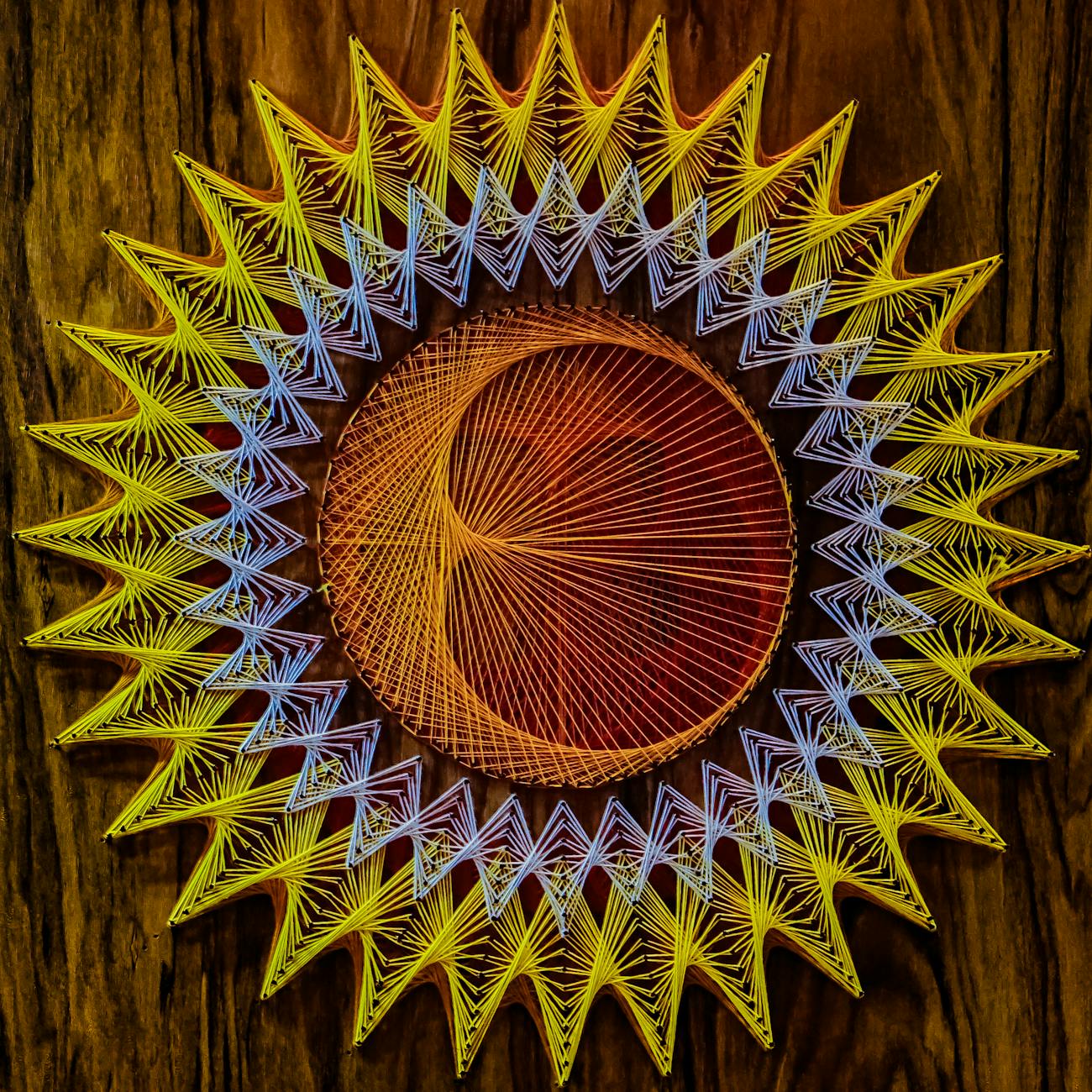 Obrazy z nici i gwoździ: string art krok po kroku dla dorosłych i nastolatków